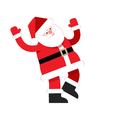 Santa dancing